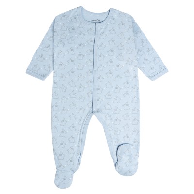 NEXT - Lot De 3 Pyjamas Bébé 100% Coton | Pieds Doublés, Moufles Anti-griffures - Taille 0 Mois
